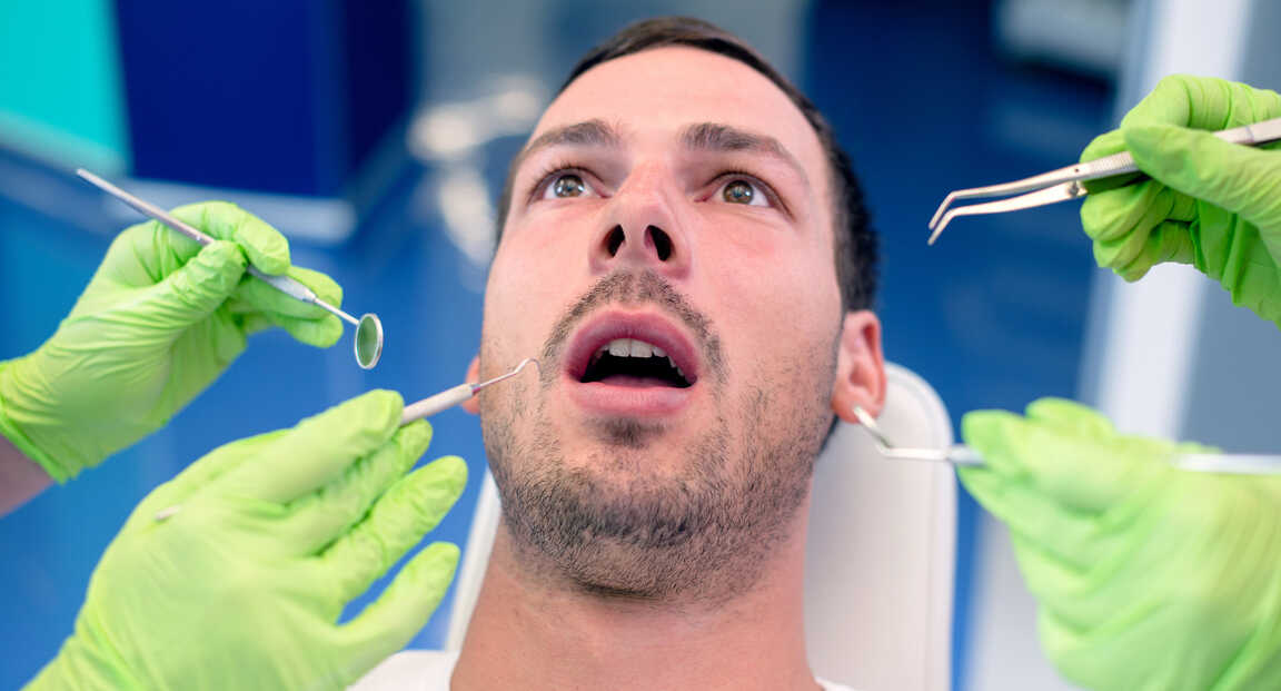 3 kiemelkedő ok, amiért a férfiak félnek a fogorvostól